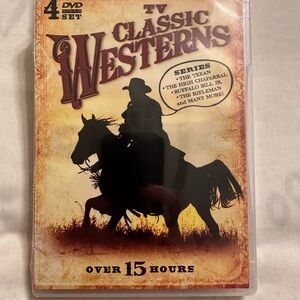 TV Classic Westerns - 4 DVD Set - Texan, Buffalo Bill Jr, Rifleman, Chaperral…